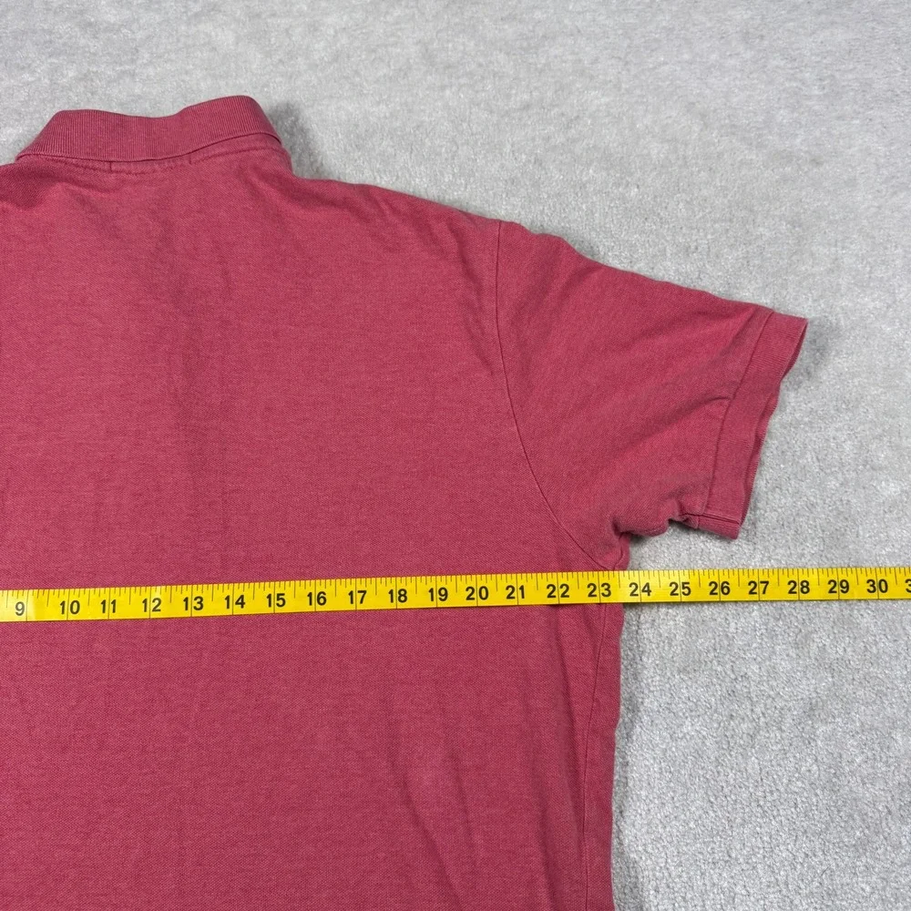 Polo Ralph Lauren Polo Shirt Mens XL Red Short Sleeve Cotton Pique Classic Fit